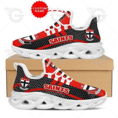 AFL St Kilda Saints Custom Name Max Soul Shoes V2 - soulcals.com