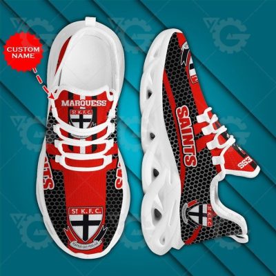 AFL St Kilda Saints Custom Name Max Soul Shoes V2 - soulcals.com
