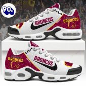 Brisbane Broncos Custom Name NRL Air Max Plus Shoes - Soulcals.com
