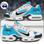 Cronulla Sutherland Sharks Custom Name NRL Air Max Plus Shoes - Soulcals.com