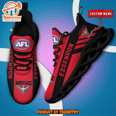 Essendon Bombers Max Soul  Shoes Personalized AFL Max Soul Shoes-Soulcals.com