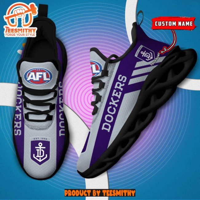 Fremantle Dockers Max Soul  Shoes Personalized AFL Max Soul Shoes-Soulcals.com