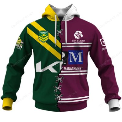 Wests Tigers Mascot NRL Casual Shirt Summer Vibe Style LT6