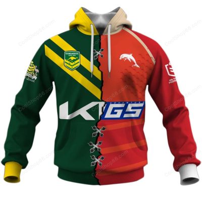 Wests Tigers Mascot NRL Casual Shirt Summer Vibe Style LT6