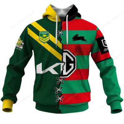 Wests Tigers Mascot NRL Casual Shirt Summer Vibe Style LT6