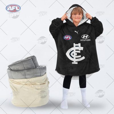 Personalised AFL Jersey Carlton Football Club oodie blanket hoodie snuggie hoodies
