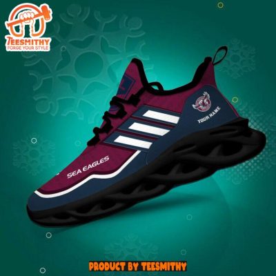 Manly Warringah Sea Eagles Max Soul  Shoes Persnalized NRL Max Soul Shoes-Soulcals.com