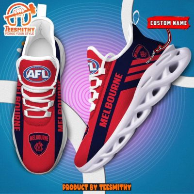 Melbourne Demons Max Soul  Shoes Personalized AFL Max Soul Shoes-Soulcals.com