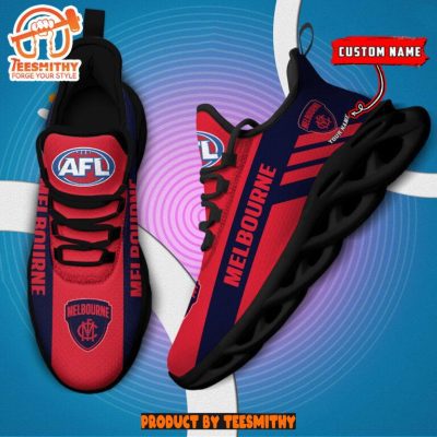 Melbourne Demons Max Soul  Shoes Personalized AFL Max Soul Shoes-Soulcals.com