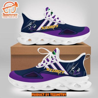 Melbourne Storm Max Soul  Shoes NRL Max Soul Shoes-Soulcals.com
