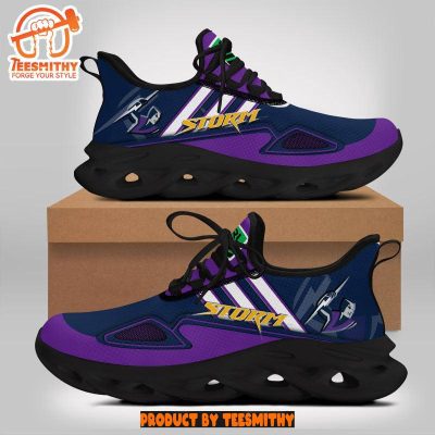 Melbourne Storm Max Soul  Shoes NRL Max Soul Shoes-Soulcals.com
