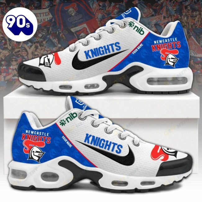 Newcastle Knights, Air Max Plus Shoes, NRL, NRL Air Max Plus Shoes, NRL Shoes, Personalized