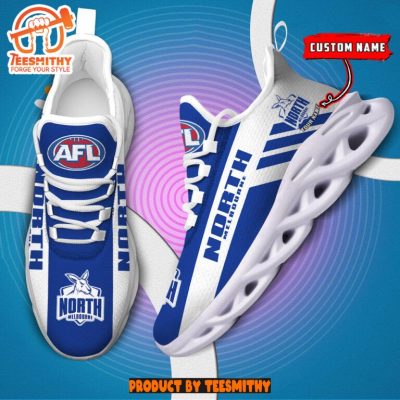 North Melbourne Kangaroos Max Soul  Shoes Personalized AFL Max Soul Shoes-Soulcals.com