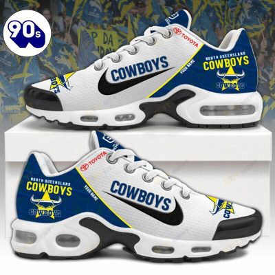 North Queensland Cowboys, Air Max Plus Shoes, NRL, NRL Air Max Plus Shoes, NRL Shoes, Personalized
