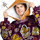 Nrl Brisbane Broncos Season Logo Oodie Blanket Hoodie Our Hard Working Soul - demo10