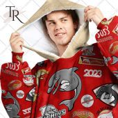 Nrl Dolphins Season Logo Oodie Blanket Hoodie Sizzling - demo10