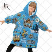 Nrl Gold Coast Titans Season Logo Oodie Blanket Hoodie Nice Pic - demo10