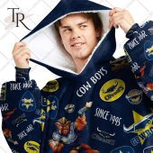 Nrl North Queensland Cowboys Season Logo Oodie Blanket Hoodie Cool Dp - demo10
