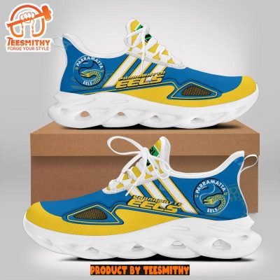 Parramatta Eels Max Soul  Shoes NRL Max Soul Shoes-Soulcals.com