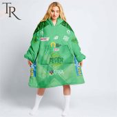 Personalized Netball AU West Coast Fever Fleece Blanket Hoodie | Soulcals