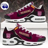 Queensland Maroons Custom Name NRL Air Max Plus Shoes - Soulcals.com