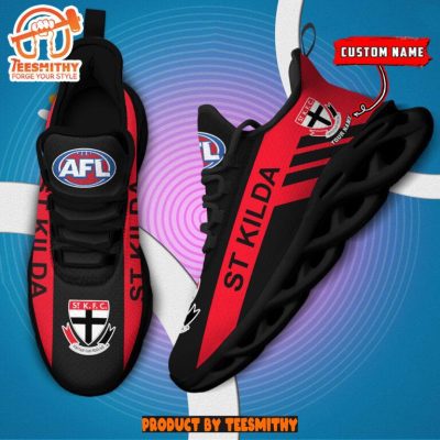 St Kilda Saints Max Soul  Shoes Personalized AFL Max Soul Shoes-Soulcals.com