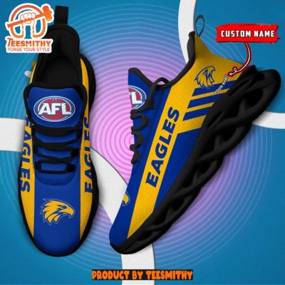 West Coast Eagles Max Soul  Shoes Personalized AFL Max Soul Shoes-Soulcals.com