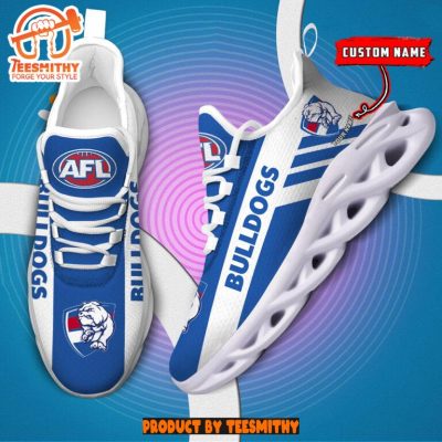 Western Bulldogs Max Soul  Shoes Personalized AFL Max Soul Shoes-Soulcals.com