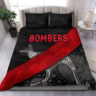 AFL Essendon Bombers Indigenous  Bedding Set
