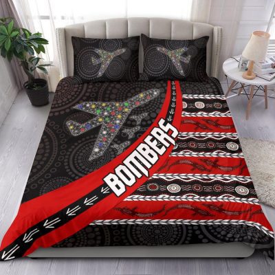 AFL Essendon Bombers Aboriginal  Bedding Set