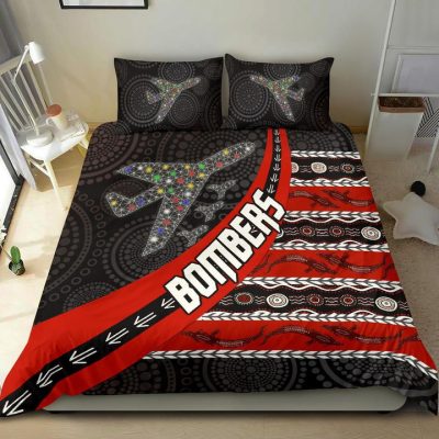 AFL Essendon Bombers Aboriginal  Bedding Set
