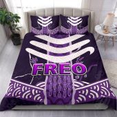 AFL Fremantle Dockers Black Indigenous Freo  Bedding Set