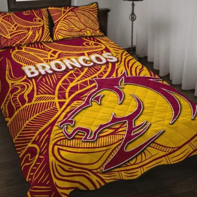 NRL Brisbane Broncos Indigenous Tribal  Bedding Set