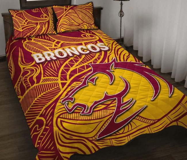 NRL Brisbane Broncos Indigenous Tribal  Bedding Set