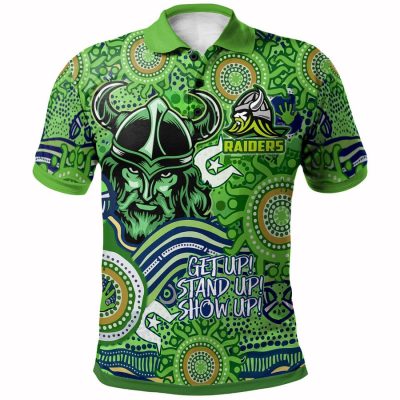 NRL Canberra Raiders NAIDOC Week Polo Shirt V2
