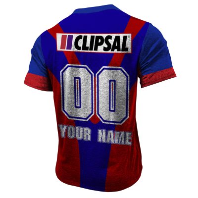 Personalized Adelaide Rams 1998 Vintage NRL Jerseys Henlley Shirt