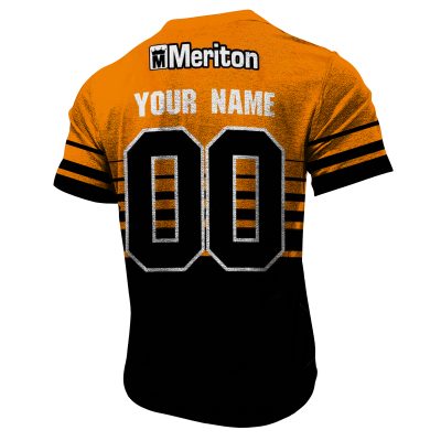 Personalised NRL Souths Pipers Vintage Henley Jersey 1982 Heritage Collection