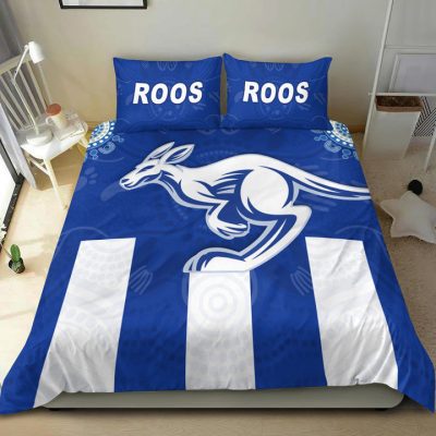 AFL North Melbourne Kangaroos Simple Indigenous  Bedding Set