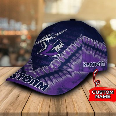 NRL Melbourne Storm Purple Custom Name Classic Cap