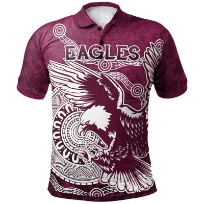 NRL Manly Warringah Sea Eagles - Custom Super Eagles Polo Shirt