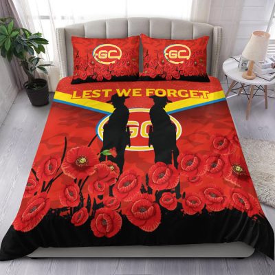 AFL Gold Coast Suns ANZAC Day - Indigenous  Bedding Set