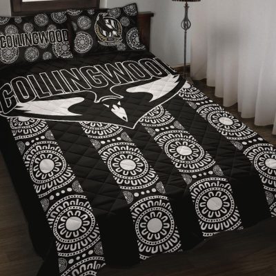 AFL Collingwood Magpies Indigenous 2022  Bedding Set V7