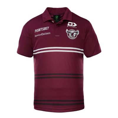 NRL Manly Warringah Sea Eagles 2022 Media Polo Shirt