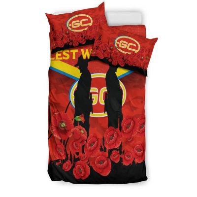 AFL Gold Coast Suns ANZAC Day - Indigenous  Bedding Set