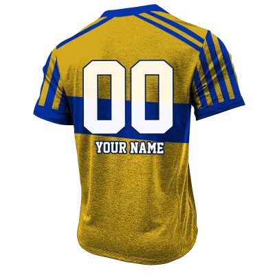 Personalized Adelaide Rams 1998 Vintage NRL Jerseys Henlley Shirt