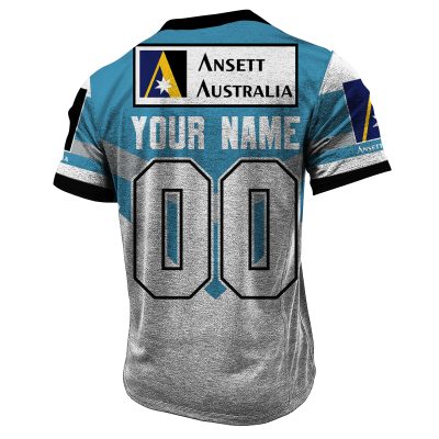 Personalised NRL Souths Pipers Vintage Henley Jersey 1982 Heritage Collection