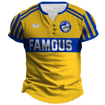 Personalized Adelaide Rams 1998 Vintage NRL Jerseys Henlley Shirt