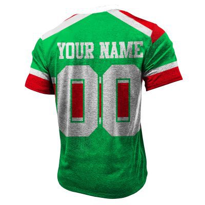Personalised NRL Souths Pipers Vintage Henley Jersey 1982 Heritage Collection