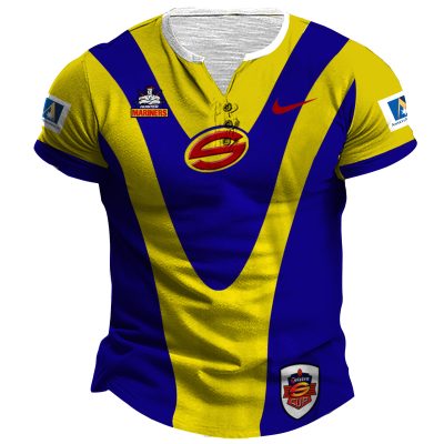 Personalized Adelaide Rams 1998 Vintage NRL Jerseys Henlley Shirt