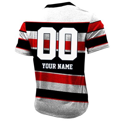 South Queensland Crushers 1995 Retro Rugby League Henley Shirt